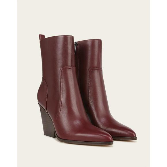 Veronica Beard Shoes - Veronica Beard Women's Logan Merlot Ankle Boots 9 NWT 498